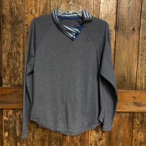 Jason Wu for Eva Air, M, Blue, Collar, Lounge Top